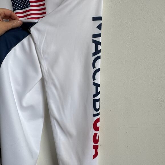 Official ADIDAS MACCABI USA Team Women's Zippered Top and Track Pants Set - Picture 8 of 11